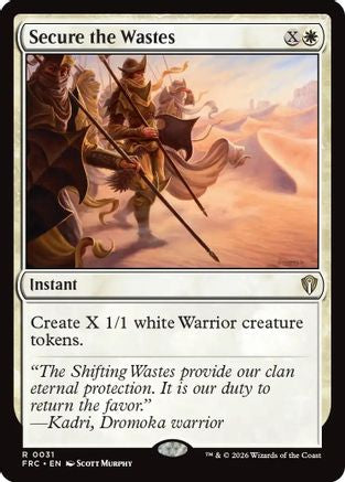 Secure the Wastes  [Commander: Reality Fracture]