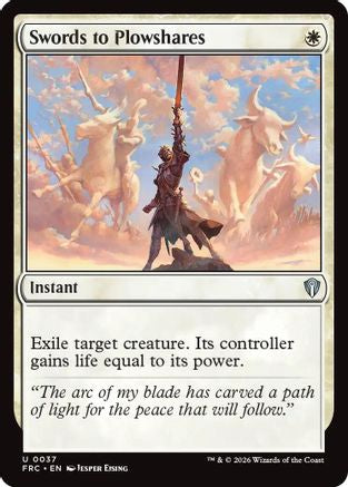 Swords to Plowshares  [Commander: Reality Fracture]