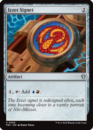 Izzet Signet  [Commander: Reality Fracture]