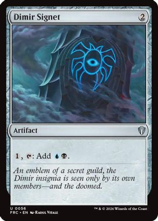 Dimir Signet  [Commander: Reality Fracture]