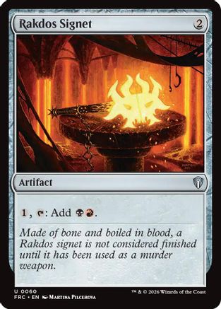Rakdos Signet  [Commander: Reality Fracture]