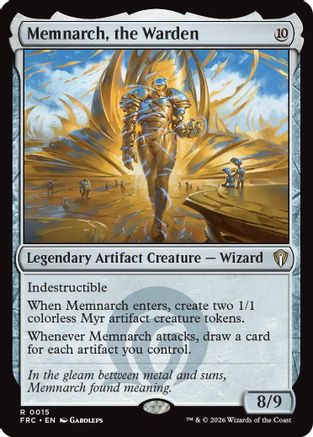 Memnarch, the Warden  [Commander: Reality Fracture]