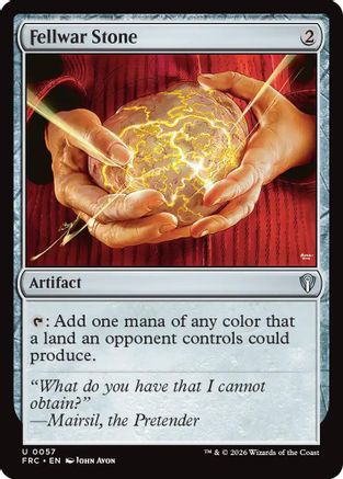 Fellwar Stone  [Commander: Reality Fracture]