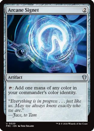 Arcane Signet  [Commander: Reality Fracture]