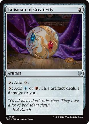 Talisman of Creativity  [Commander: Reality Fracture]