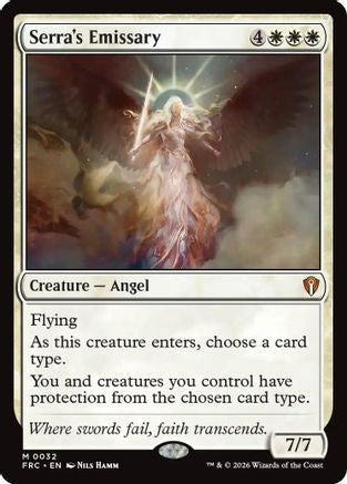 Serra's Emissary  [Commander: Reality Fracture]