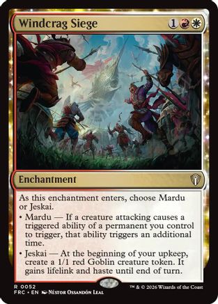 Windcrag Siege  [Commander: Reality Fracture]
