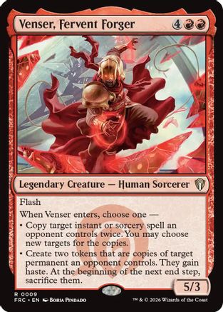 Venser, Fervent Forger  [Commander: Reality Fracture]
