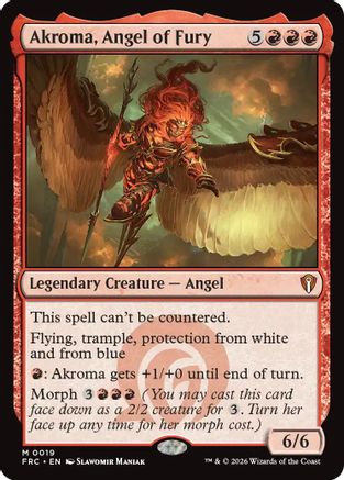 Akroma, Angel of Fury  [Commander: Reality Fracture]