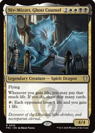 Niv-Mizzet, Ghost Counsel  [Commander: Reality Fracture]
