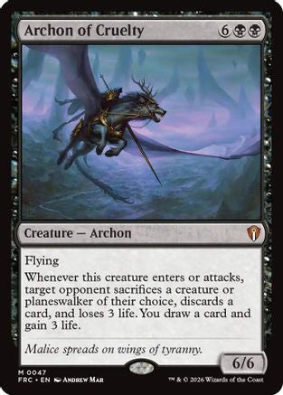 Archon of Cruelty  [Commander: Reality Fracture]