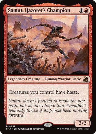 Samut, Hazoret's Champion  [Reality Fracture] Foil