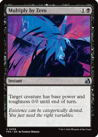 Multiply by Zero  [Reality Fracture] Foil