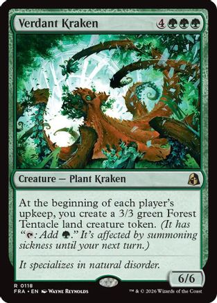 Verdant Kraken  [Reality Fracture] Foil
