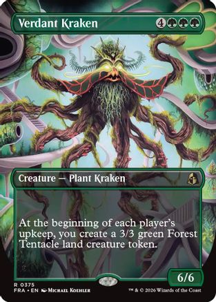 Verdant Kraken (Borderless)  [Reality Fracture]