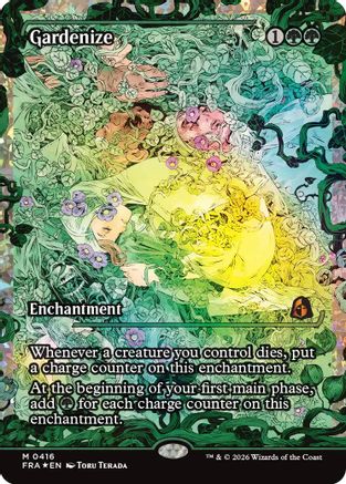 Gardenize (Showcase) (Fracture Foil) (0416)  [Reality Fracture] Foil