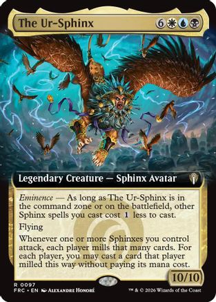 The Ur-Sphinx (Extended Art)  [Commander: Reality Fracture]