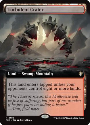 Turbulent Crater (Extended Art)  [Commander: Reality Fracture]