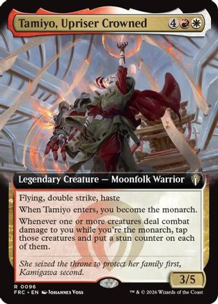 Tamiyo, Upriser Crowned (Extended Art)  [Commander: Reality Fracture]