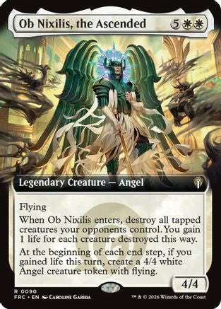 Ob Nixilis, the Ascended (Extended Art)  [Commander: Reality Fracture]