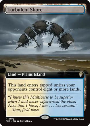 Turbulent Shore (Extended Art)  [Commander: Reality Fracture]
