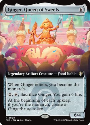 Ginger, Queen of Sweets (Extended Art)  [Commander: Reality Fracture]