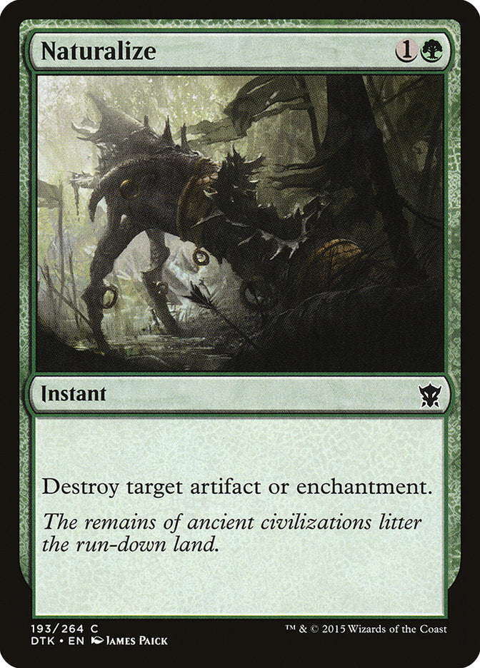 Naturalize [Dragons of Tarkir] Foil