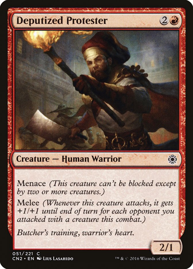 Deputized Protester [Conspiracy: Take the Crown] Foil