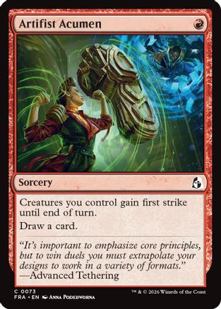 Artifist Acumen  [Reality Fracture]