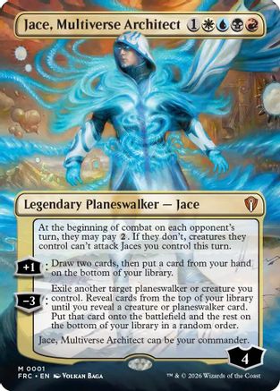 Jace, Multiverse Architect (Borderless)  [Commander: Reality Fracture]