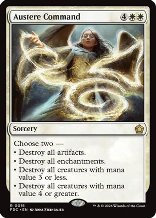 Austere Command  [Commander: Foundations]