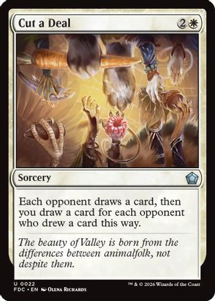 Cut a Deal  [Commander: Foundations]