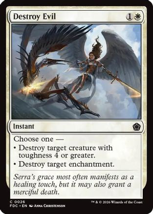 Destroy Evil  [Commander: Foundations]
