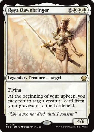 Reya Dawnbringer  [Commander: Foundations]