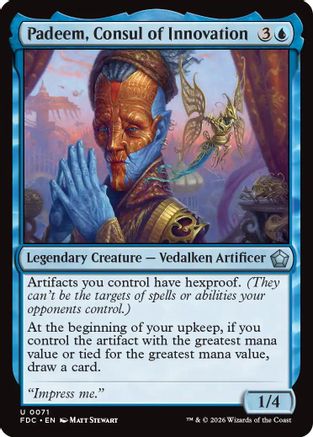 Padeem, Consul of Innovation  [Commander: Foundations]