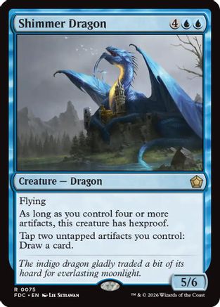 Shimmer Dragon  [Commander: Foundations]