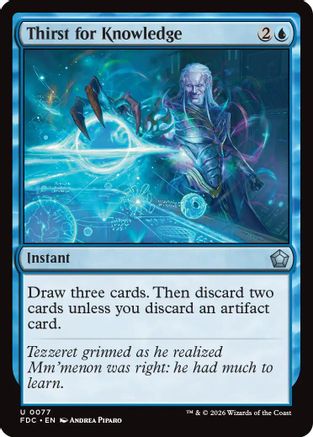 Thirst for Knowledge  [Commander: Foundations]