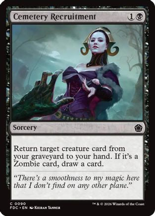 Cemetery Recruitment  [Commander: Foundations]
