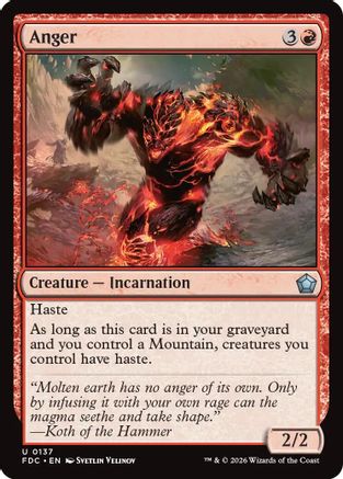 Anger  [Commander: Foundations]