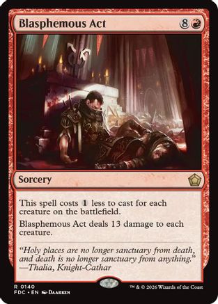 Blasphemous Act  [Commander: Foundations]