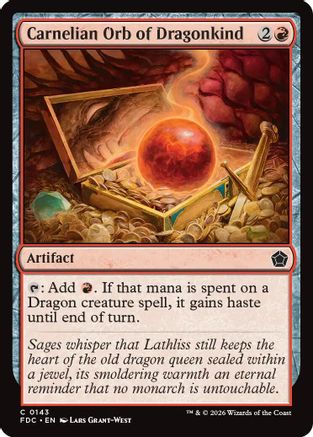 Carnelian Orb of Dragonkind  [Commander: Foundations]