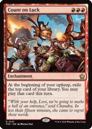Count on Luck  [Commander: Foundations]