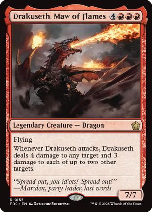 Drakuseth, Maw of Flames  [Commander: Foundations]