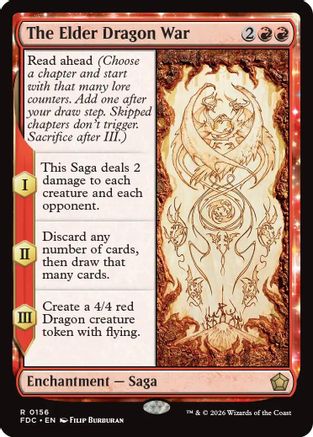 The Elder Dragon War  [Commander: Foundations]