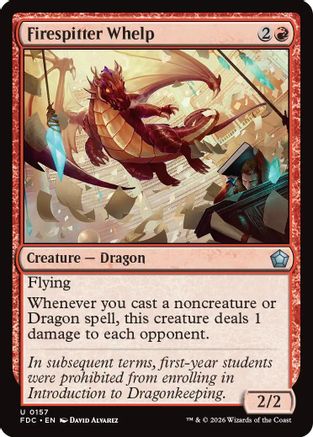 Firespitter Whelp  [Commander: Foundations]