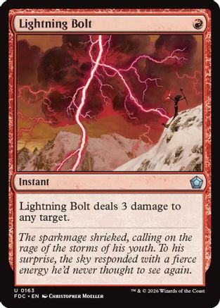 Lightning Bolt  [Commander: Foundations]