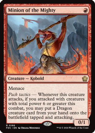 Minion of the Mighty  [Commander: Foundations]