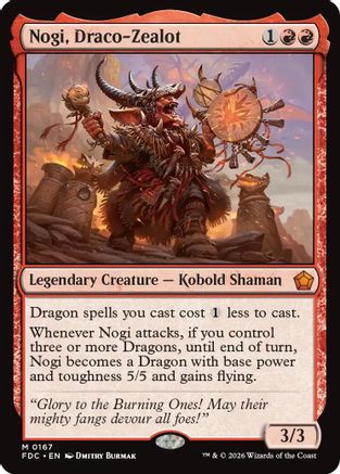 Nogi, Draco-Zealot  [Commander: Foundations]