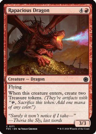 Rapacious Dragon  [Commander: Foundations]