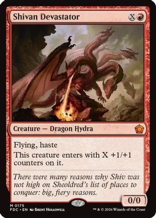 Shivan Devastator  [Commander: Foundations]